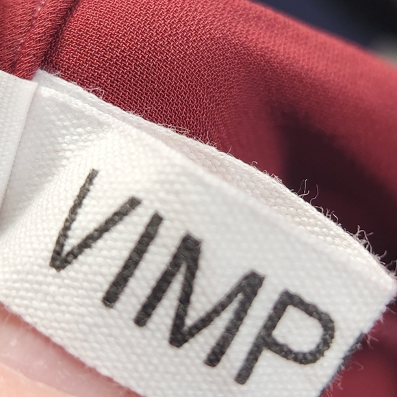 VIMPUNEC Maroon Oversized Cape Style Top Size Medium - Picture 7 of 11